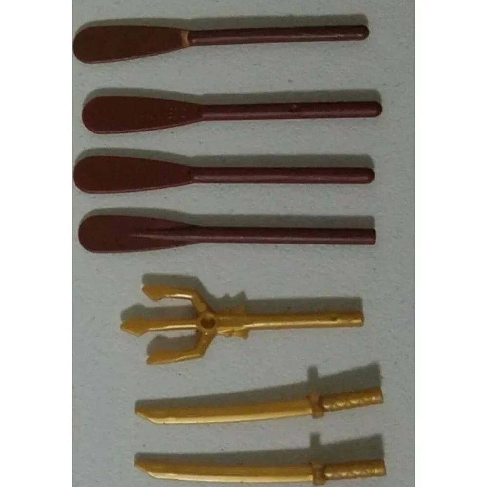 VINTAGE LEGO BLOCKS PARTS, CITY, WEAPONS SWORDS SPEARS BOWS ACCESSORIES ETC.